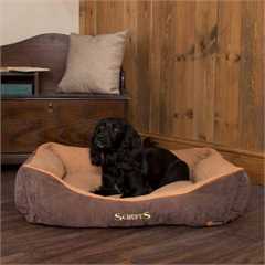 Scruffs Thermal Box Bed - Brown & Tan